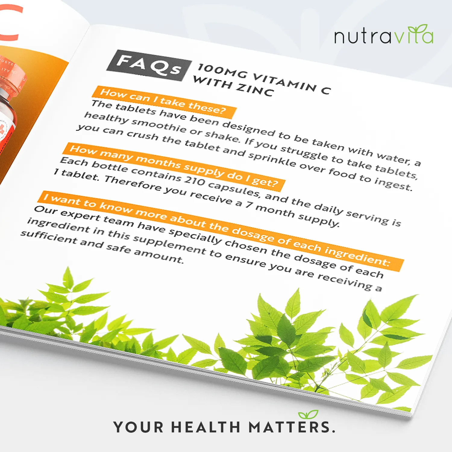Nutravita Vitamina C Zinco 1000 mg compresse immunitarie