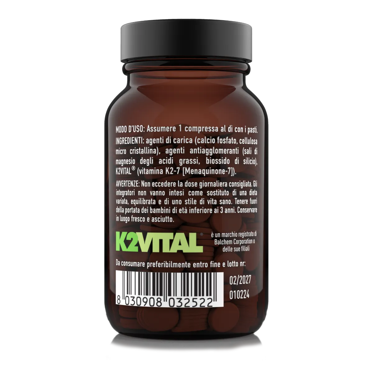 Natoo Essentials Vitamina K2 K2VITAL compresse 60 compresse MK7