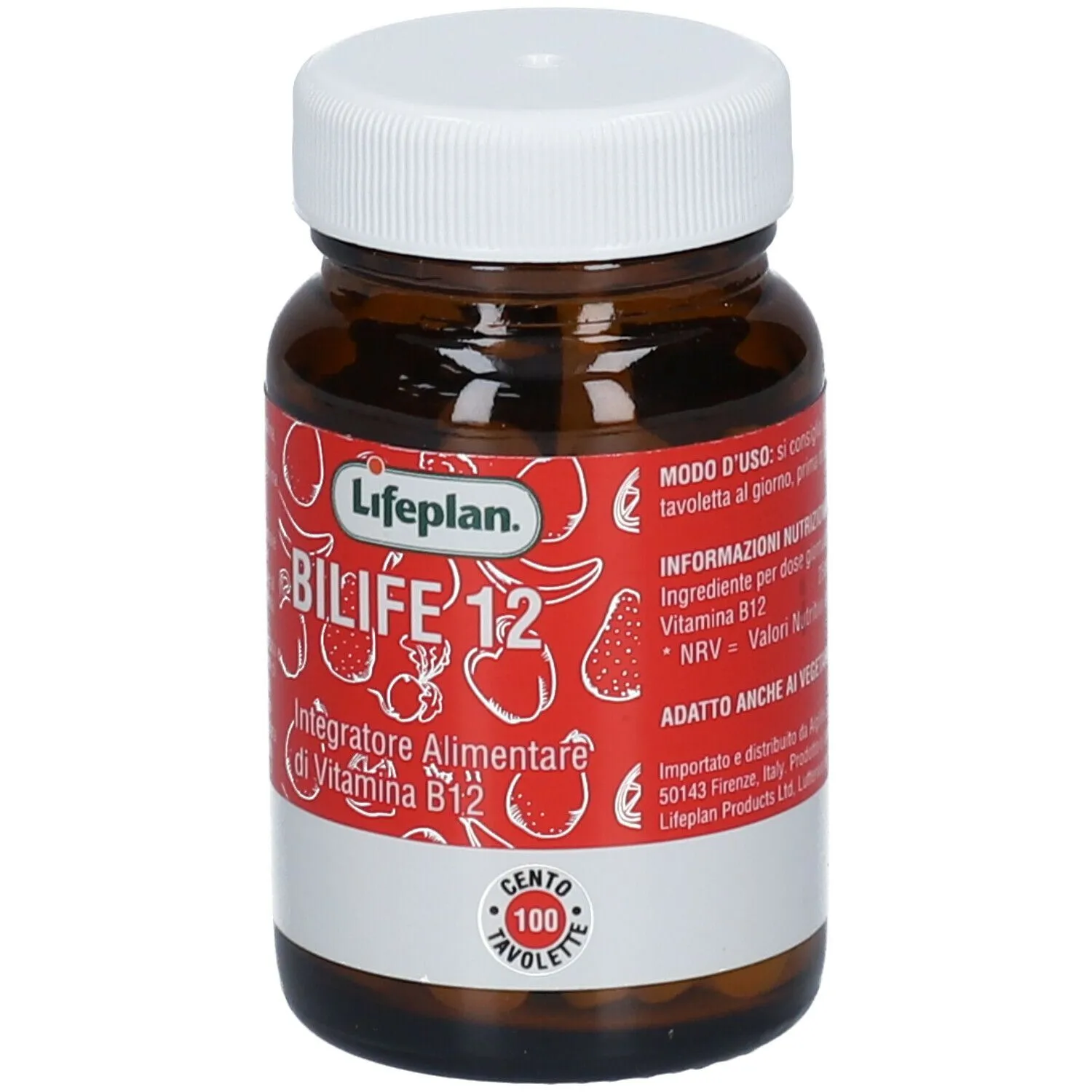 Algilife Bilife 12 Vitamina B12 100 Compresse Vegani