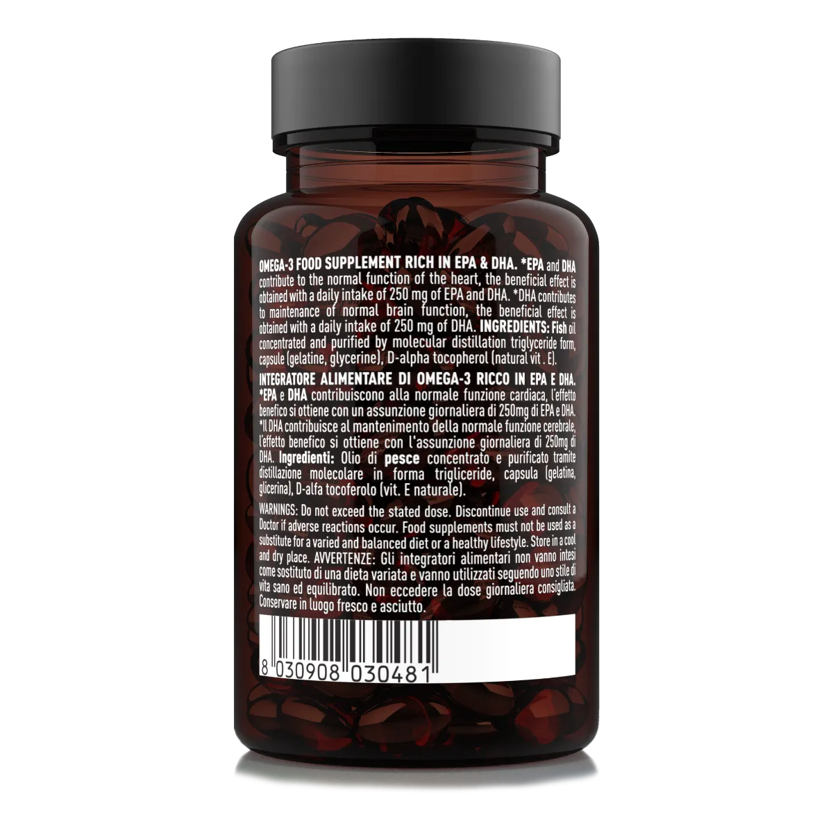 Natoo Essentials Omega-3 Integratore 60 Perle EPA DHA Vetro