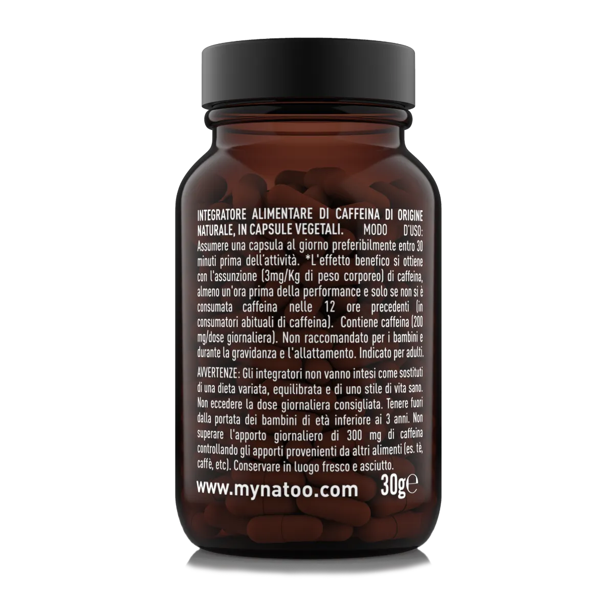NATOO Performance Caffeina Naturale 60 capsule 200mg