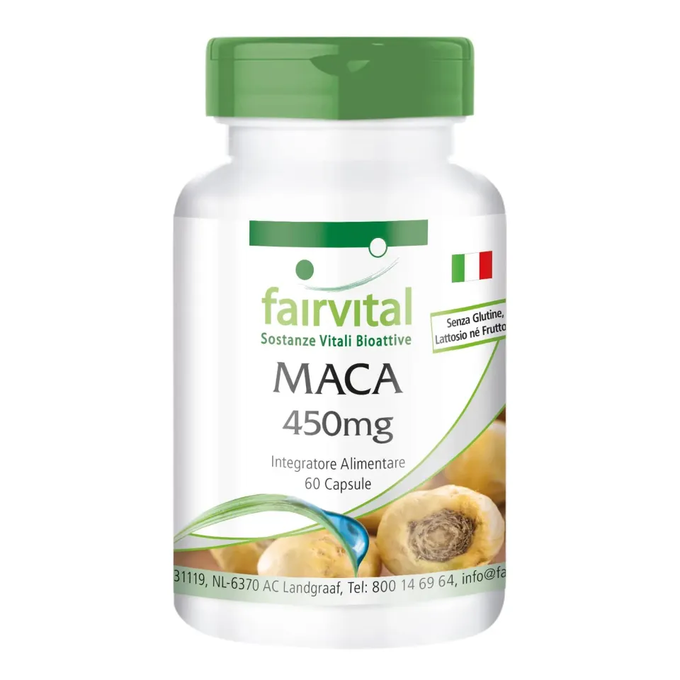 Fairvital Maca 450 mg capsule 60 capsule vegane