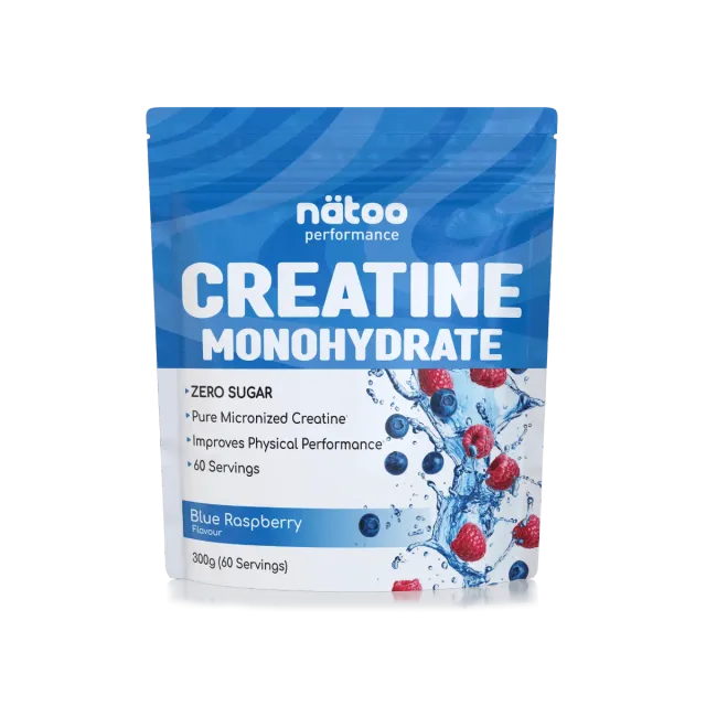 Natoo Performance Creatina Monoidrato polvere 300g blue raspberry