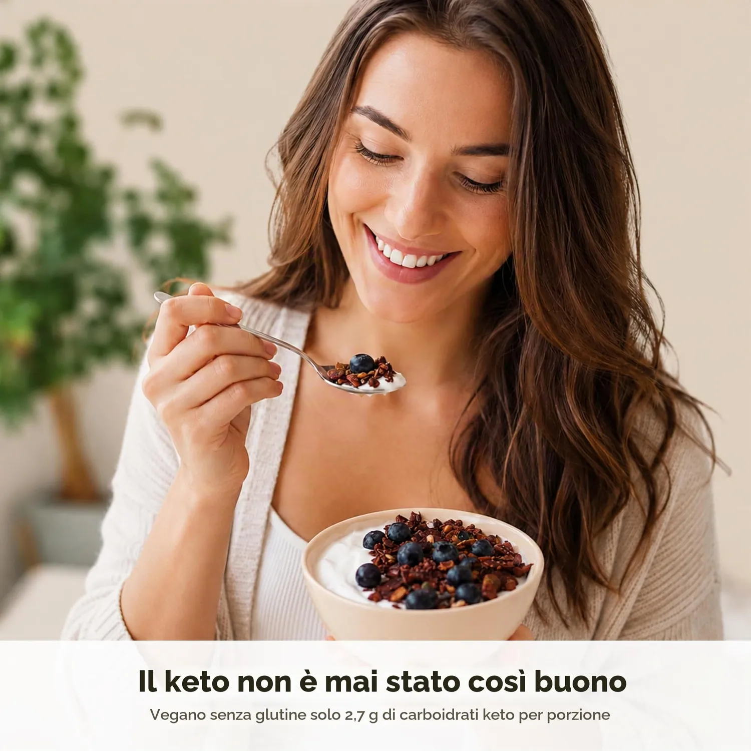 Go-Keto Granola Cocoa muesli keto 290 g al cacao