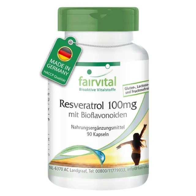 Fairvital Resveratrolo 100 mg Capsule 90 pz con OPC