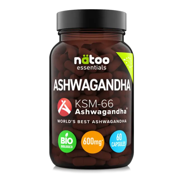 Natoo Essentials Ashwagandha KSM-66 Bio capsule 60 capsule titolate