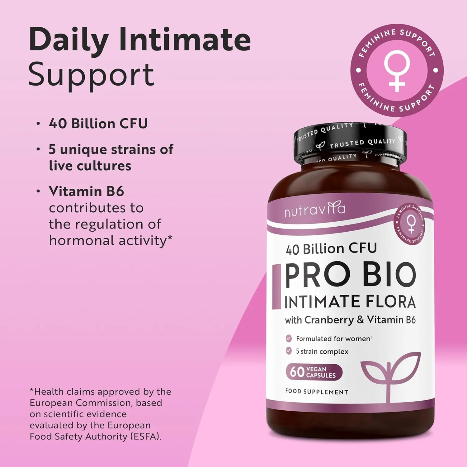 Nutravita Probiotici Donna 40 Miliardi 60 capsule intima