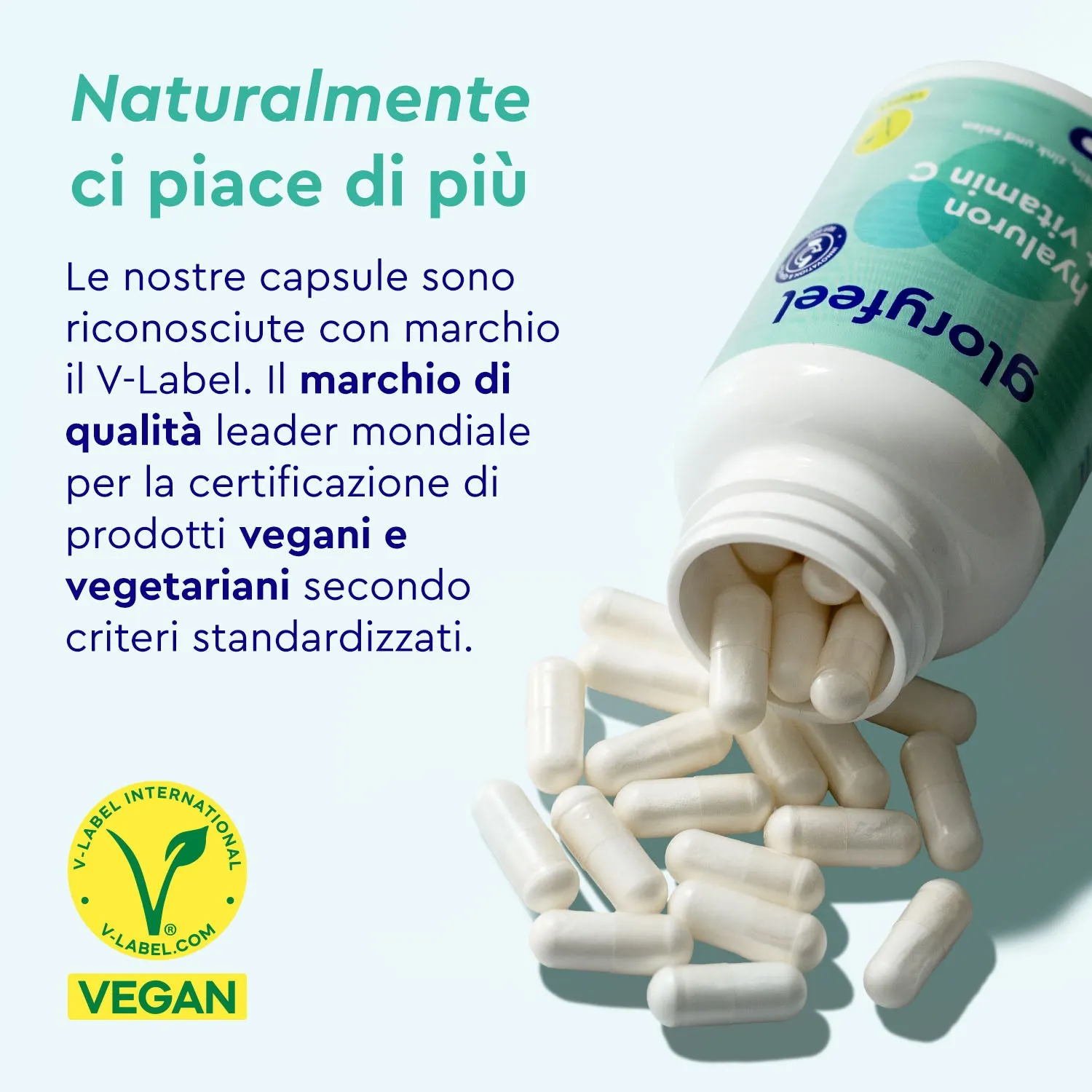 gloryfeel ActiHyal Acido Ialuronico capsule vitamina C