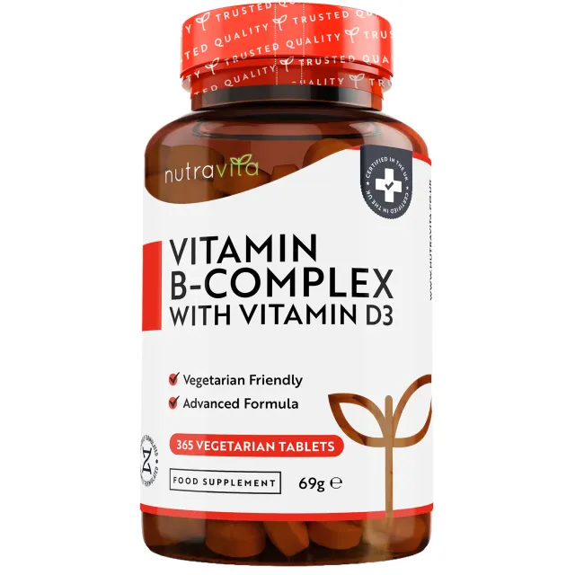 Nutravita Complesso Vitaminico B con D3 integratore 365 compresse