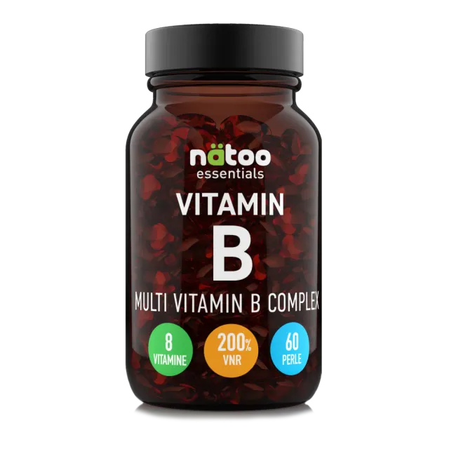 NATOO Vitamin B Complex vitamine B 60 perle 200% VNR