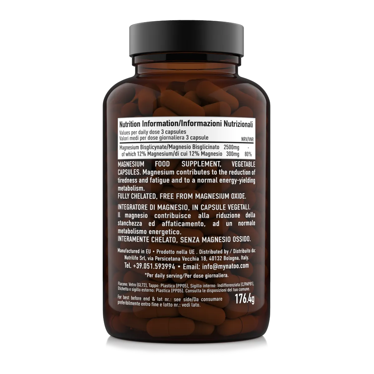 NATOO Magnesio Bisglicinato capsule 90 capsule chelato