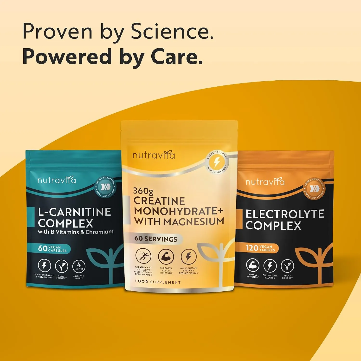 Nutravita Creatina Monoidrato con Magnesio in polvere 360 g