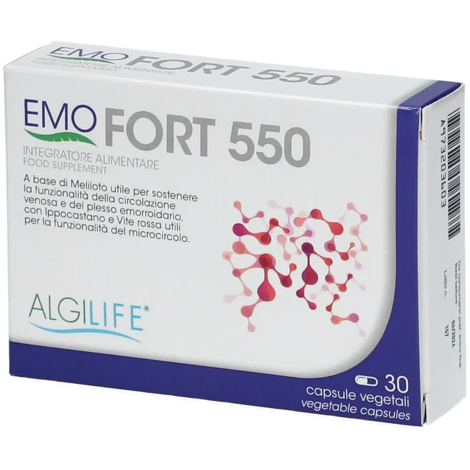 Algilife EmoFort 550 integratore 30 capsule vene