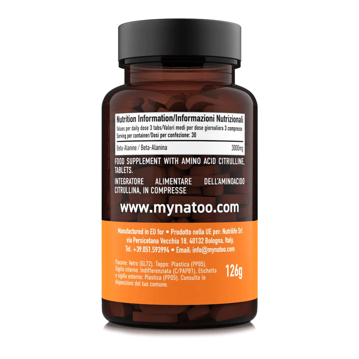 Natoo Performance Beta-Alanina Compresse 90 cpr 1000 mg