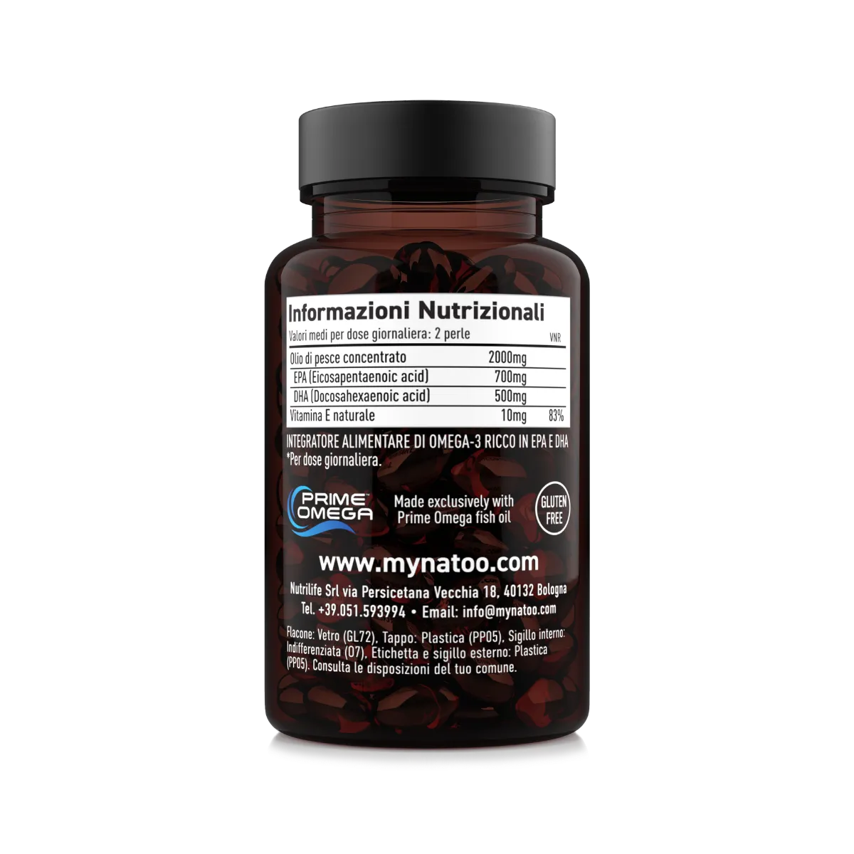 Natoo Essentials Super Omega-3 Integratore 60 Perle EPA DHA