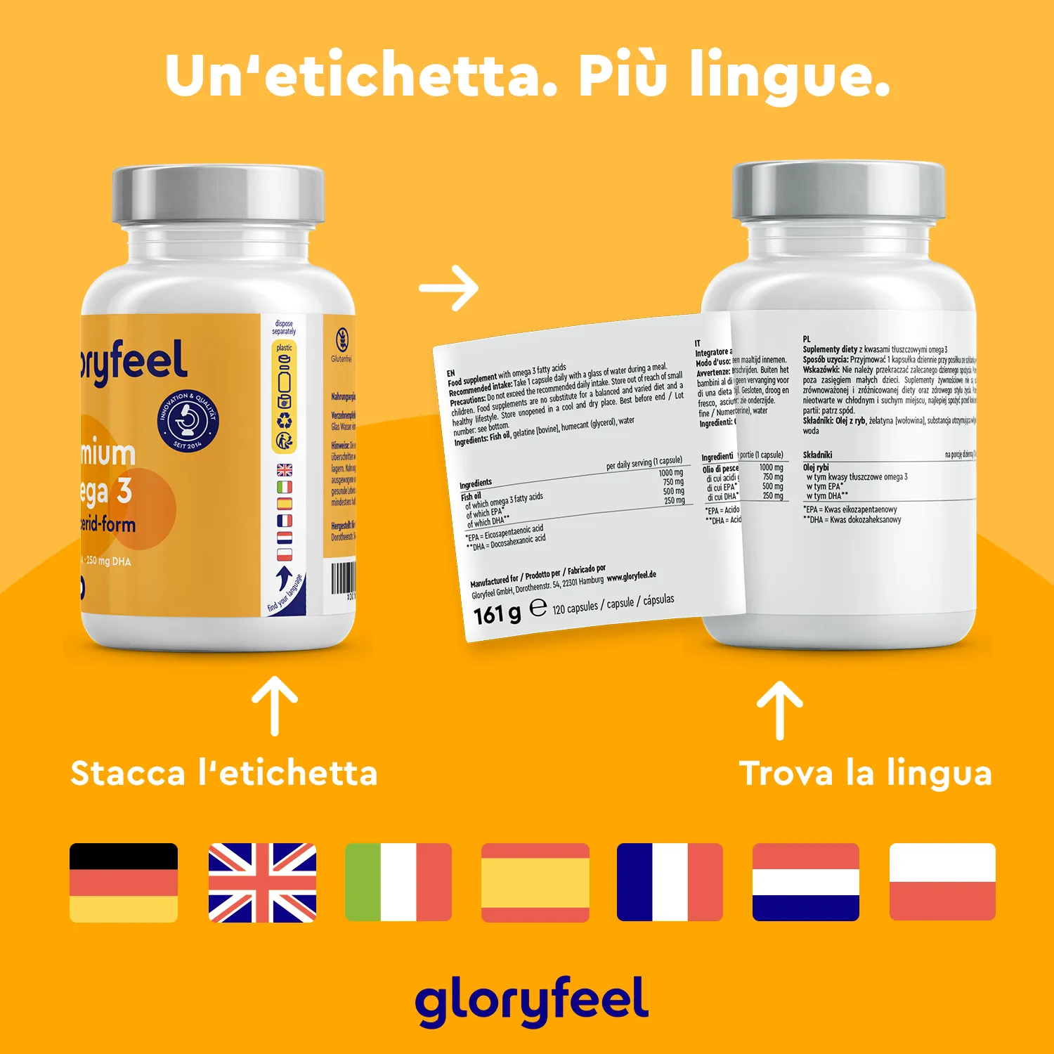 gloryfeel Omega 3 Premium capsule EPA DHA