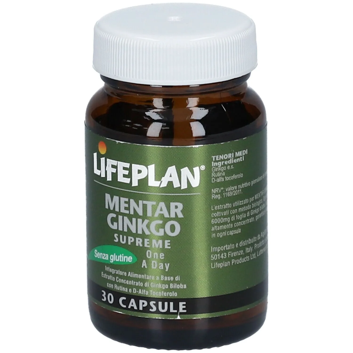 Algilife Mentar Ginkgo Integratore 30 Capsule Memoria