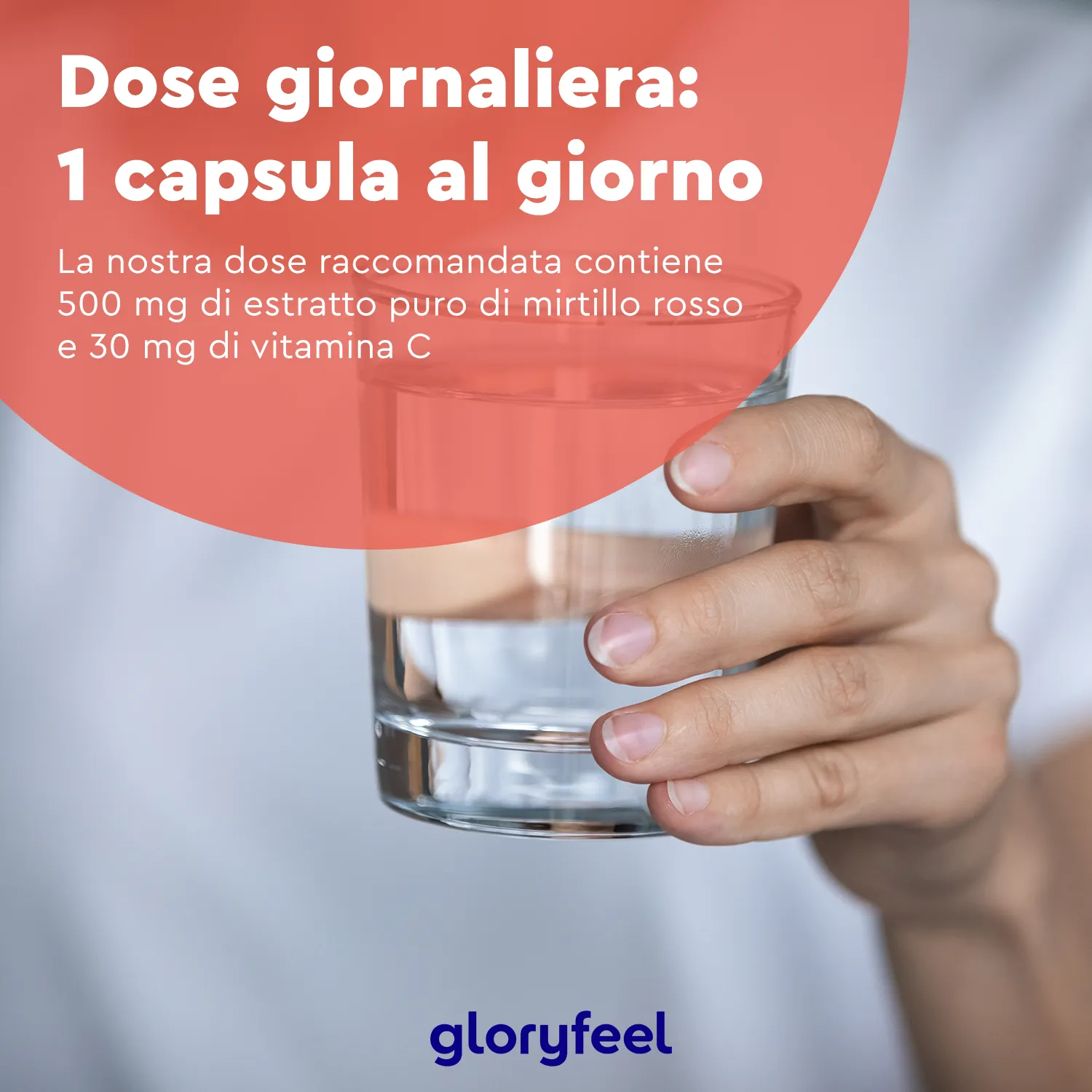 gloryfeel Cranberry + Vitamina C Capsule 210 pezzi Vie Urinarie