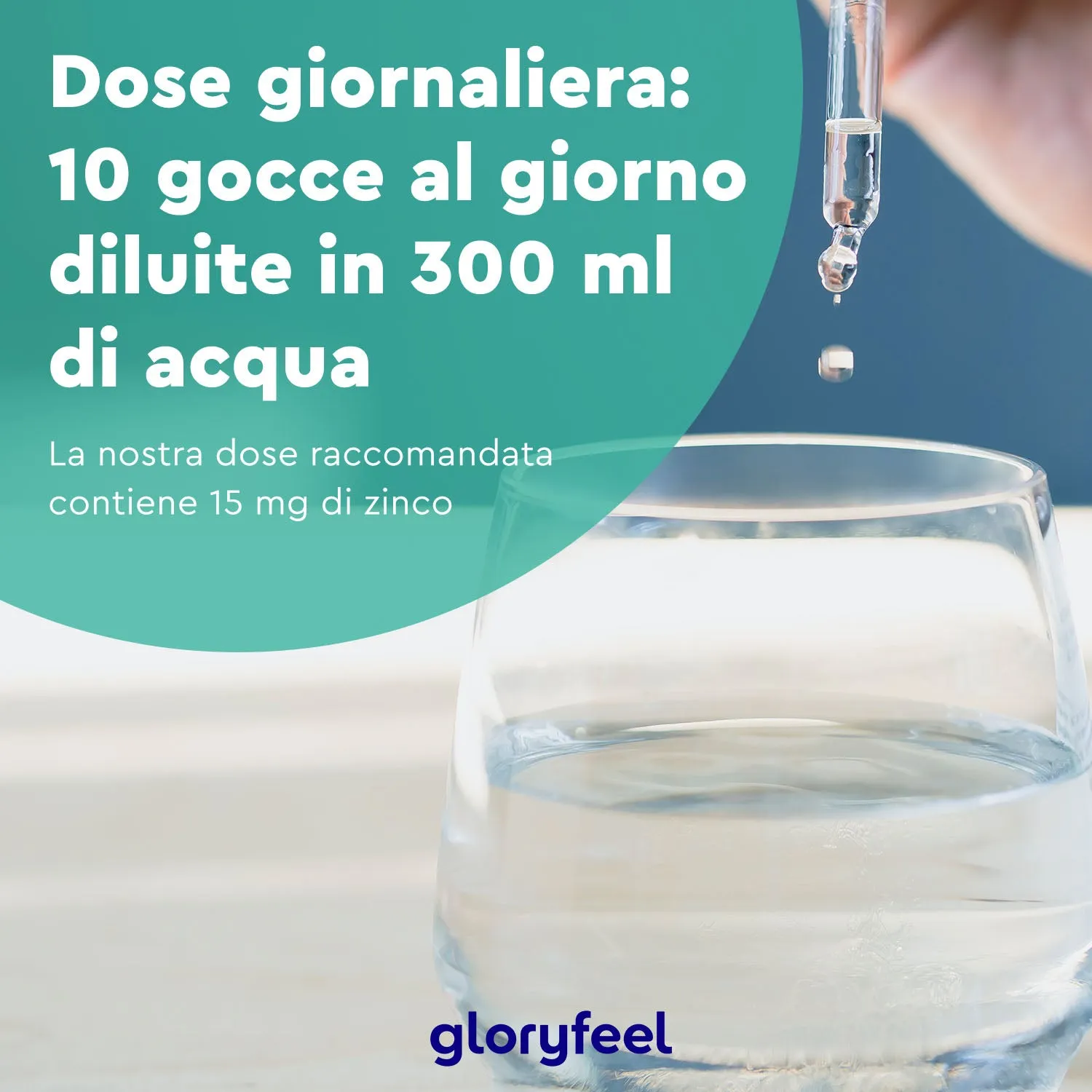 gloryfeel Zinco in Gocce minerali vegano