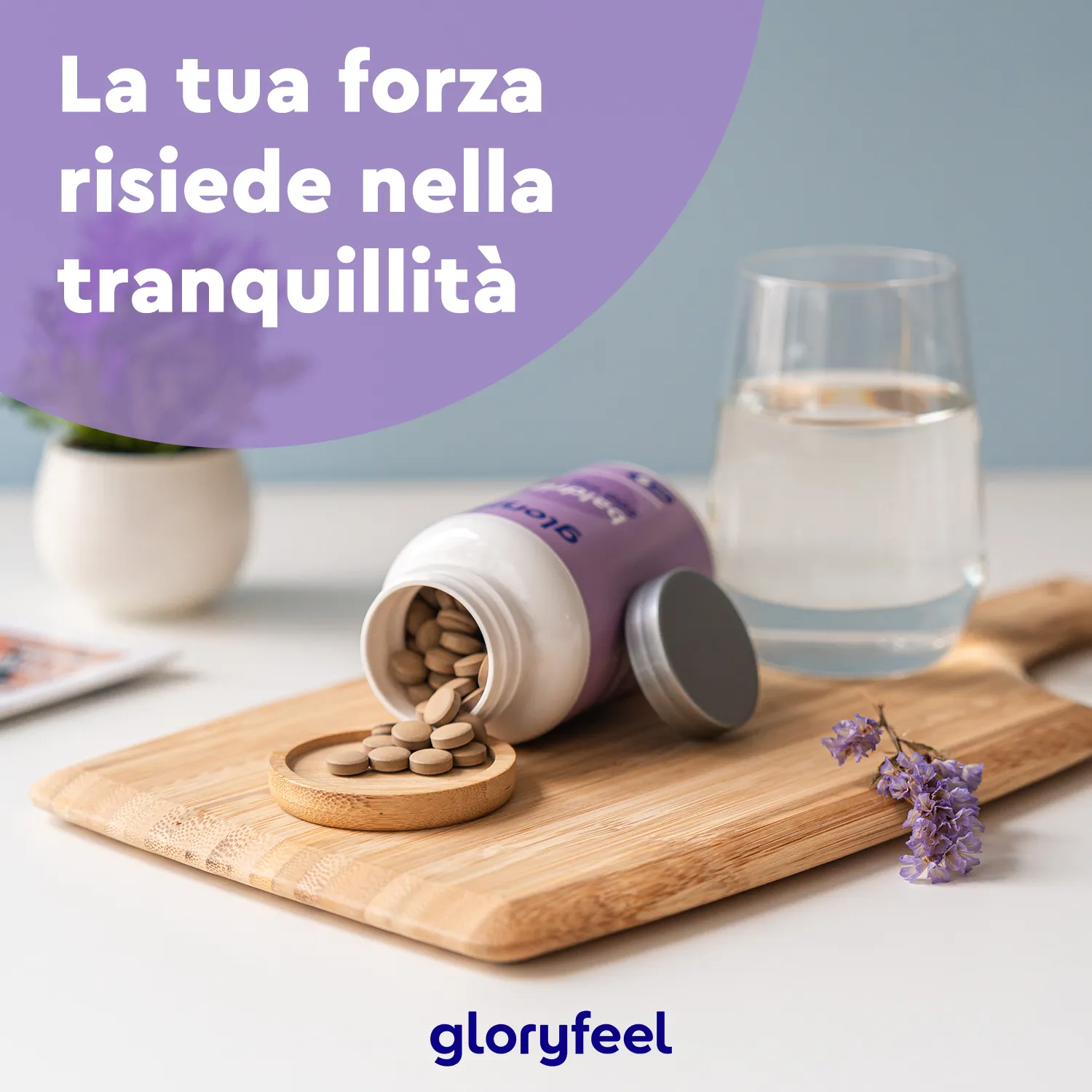gloryfeel Valeriana Compresse vegan relax sonno