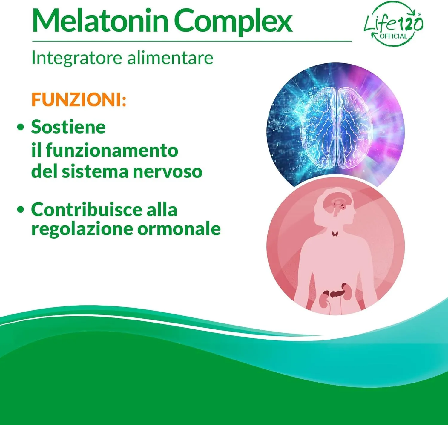 Life 120 Melatonina Complex 1 mg compresse 10 pezzi sonno
