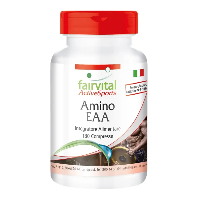 Fairvital Amino EAA compresse 180 pezzi aminoacidi essenziali