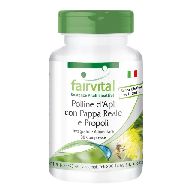 Fairvital Polline Api Pappa Reale Propoli compresse 90 pezzi