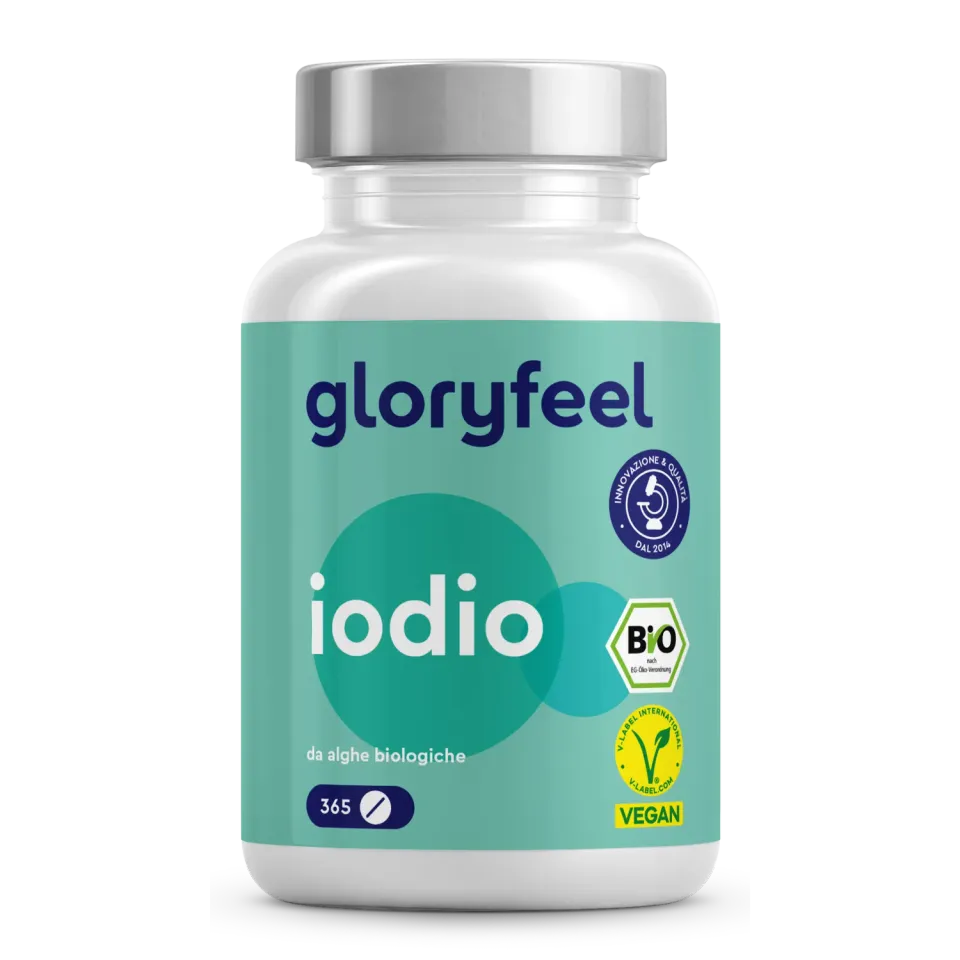 gloryfeel Iodio Bio Compresse da Alga Kelp vegane