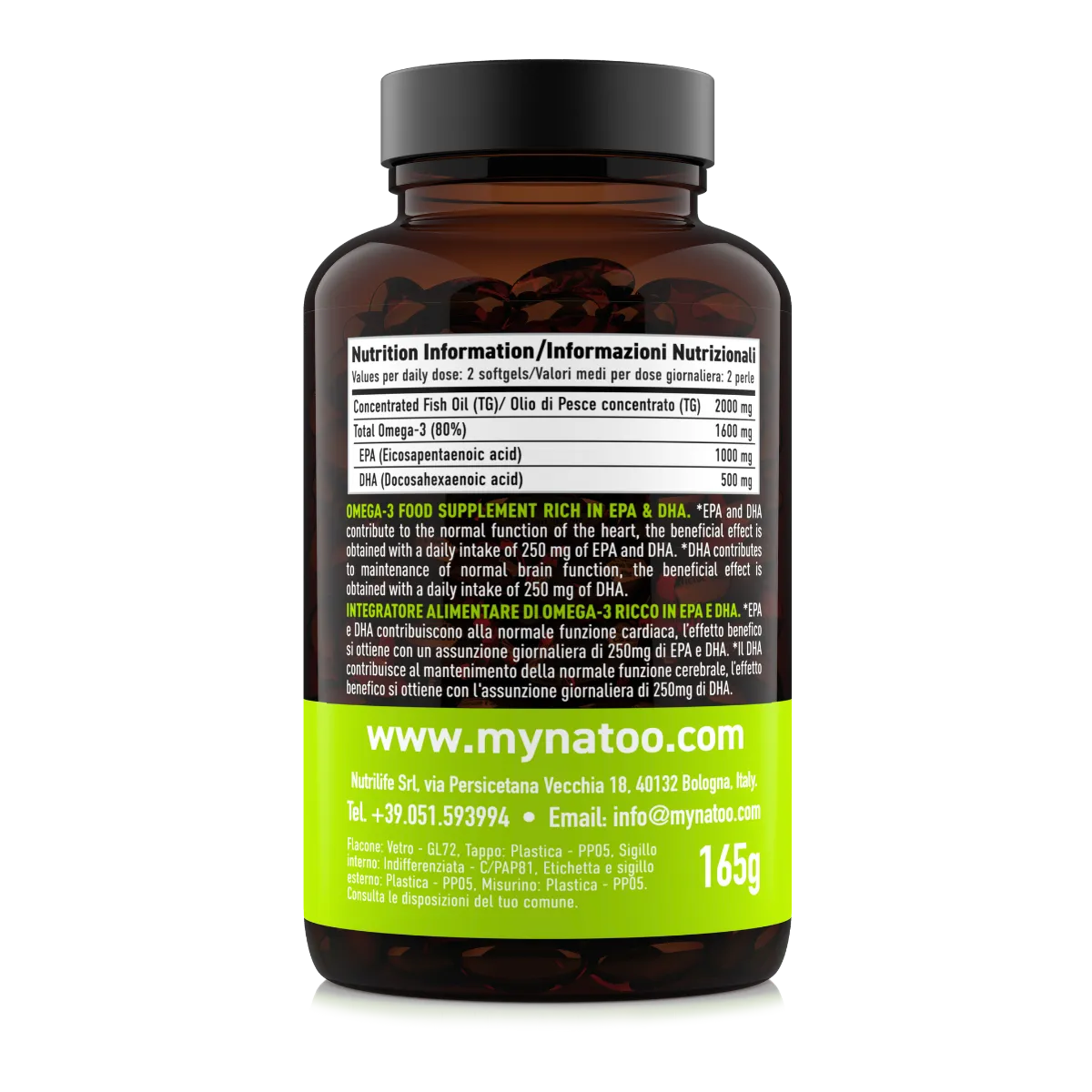 Natoo Essentials Premium Omega-3 perle 60 perle EPA DHA