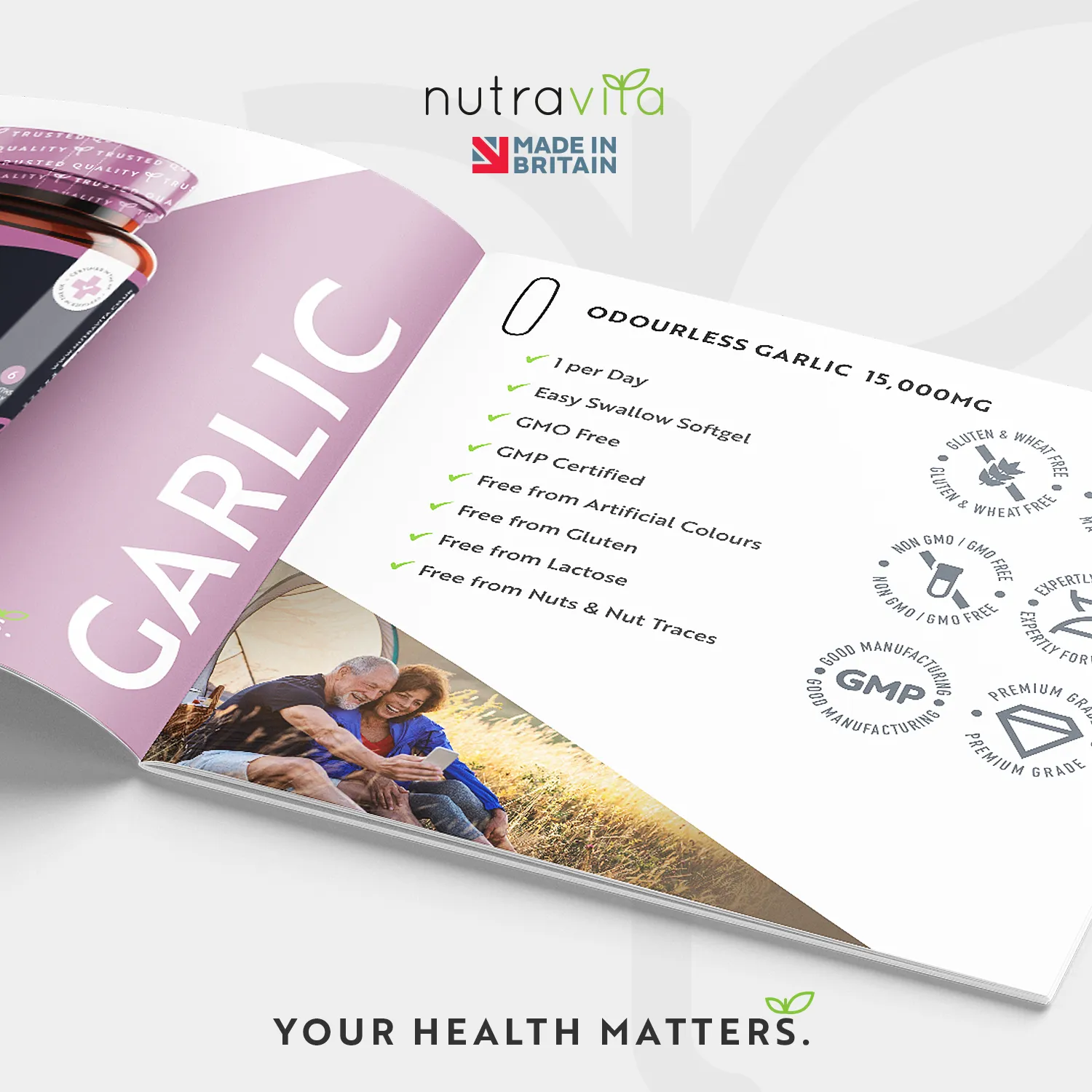 Nutravita Aglio 180 softgel deodorato 15000 mg allicina