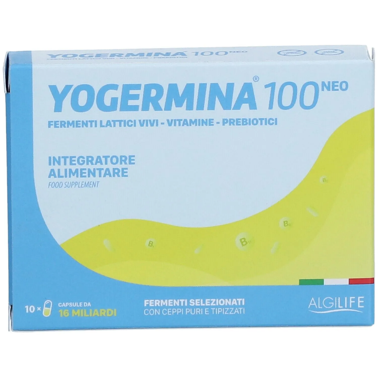 Algilife Yogermina 100 Neo integratore 5 ceppi 16 miliardi