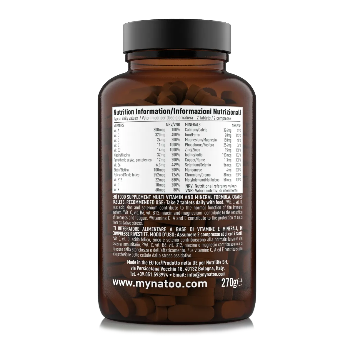 Natoo Essentials Multivitaminico 60 compresse 13 vitamine