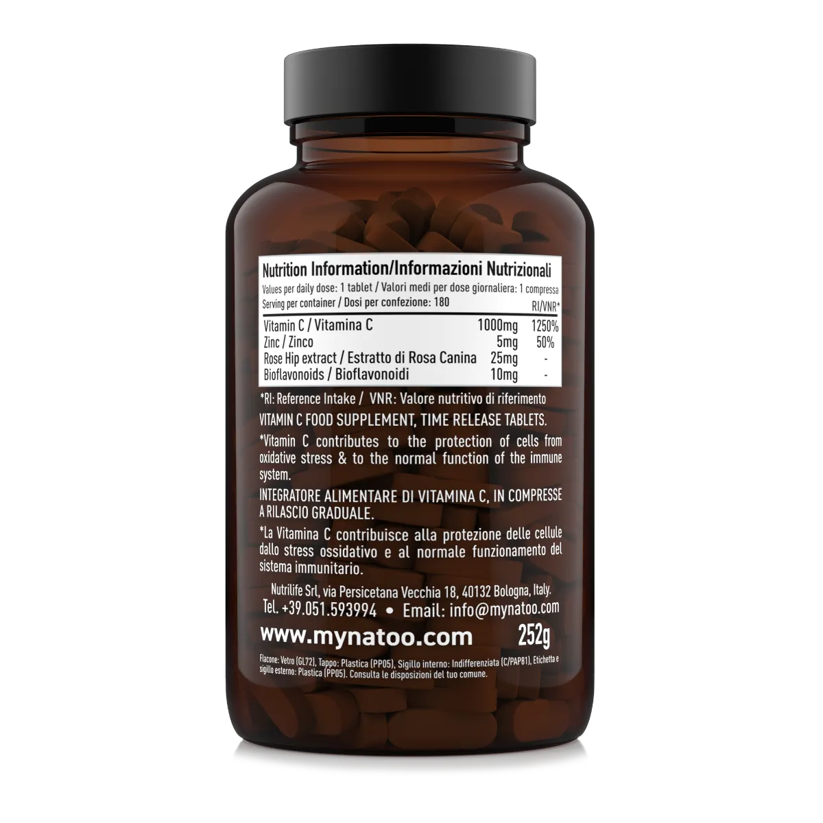 Natoo Essentials Vitamina C Rilascio Graduale integratore 90 compresse
