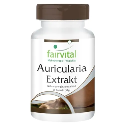 FAIRVITAL Auricularia estratto 500 mg 90 capsule 30% polisaccaridi