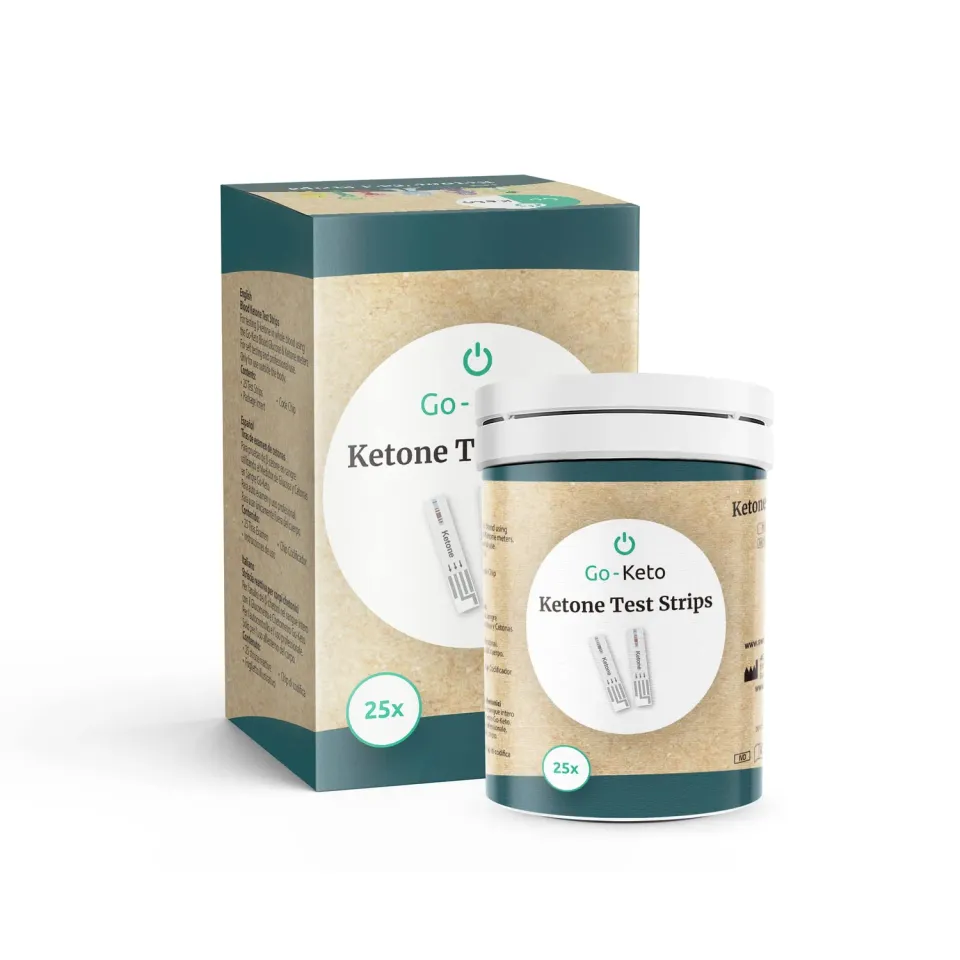 Go-Keto Strisce Reattive Chetoni 25 pezzi per meter