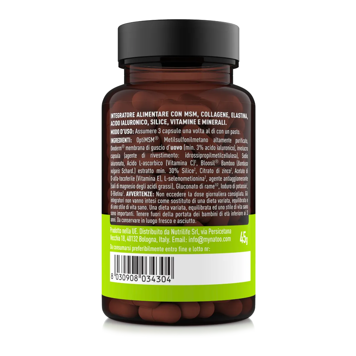 NATOO Beauty Complex collagene 90 capsule pelle capelli