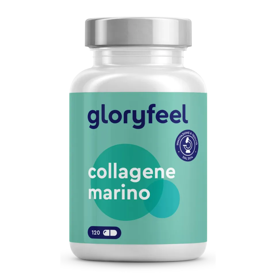 gloryfeel Collagene Marino 120 capsule idrolizzato tipo I 1500 mg
