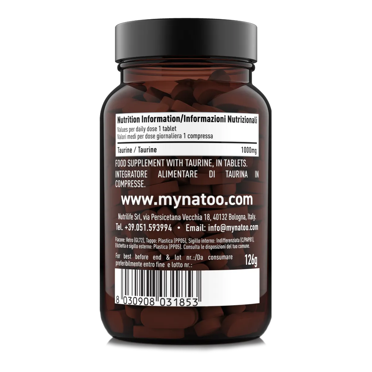 NATOO Performance Taurina 1000mg 90 compresse muscoli