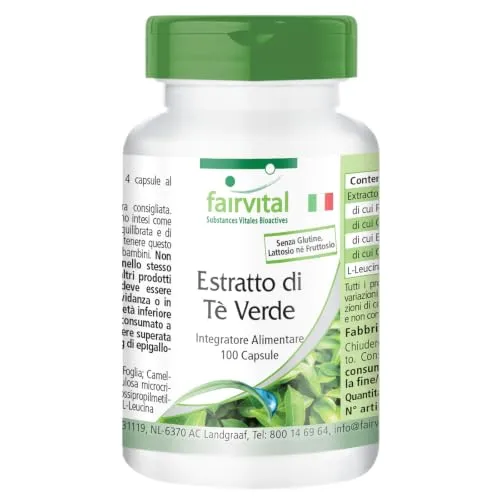 Fairvital Tè Verde Estratto capsule 100 capsule EGCG