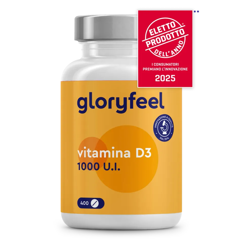 Gloryfeel Vitamina D3 1000 U.I. compresse vegetariane