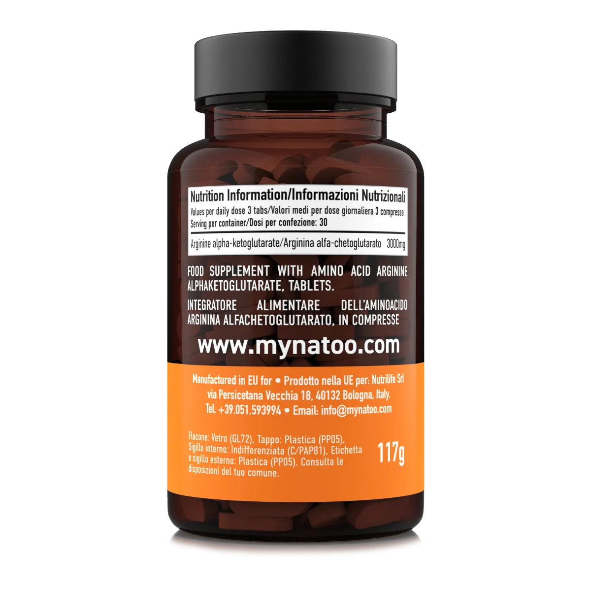 NATOO Performance AAKG Arginina 90 compresse 3000 mg dose vegana
