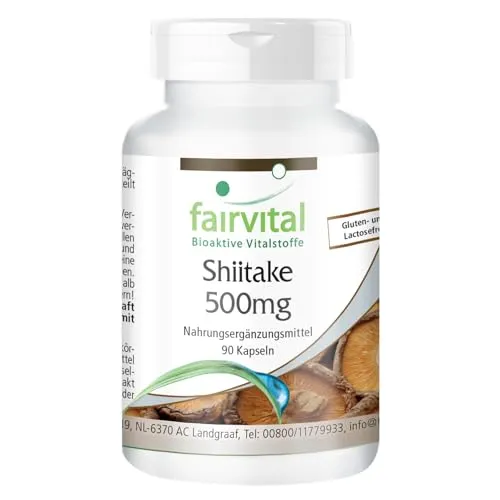 Fairvital Shiitake 500 mg capsule 90 pz alto dosaggio