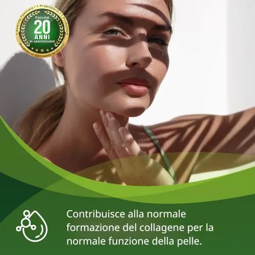 Fairvital Acido Ialuronico 400 mg compresse 90 vitamina C