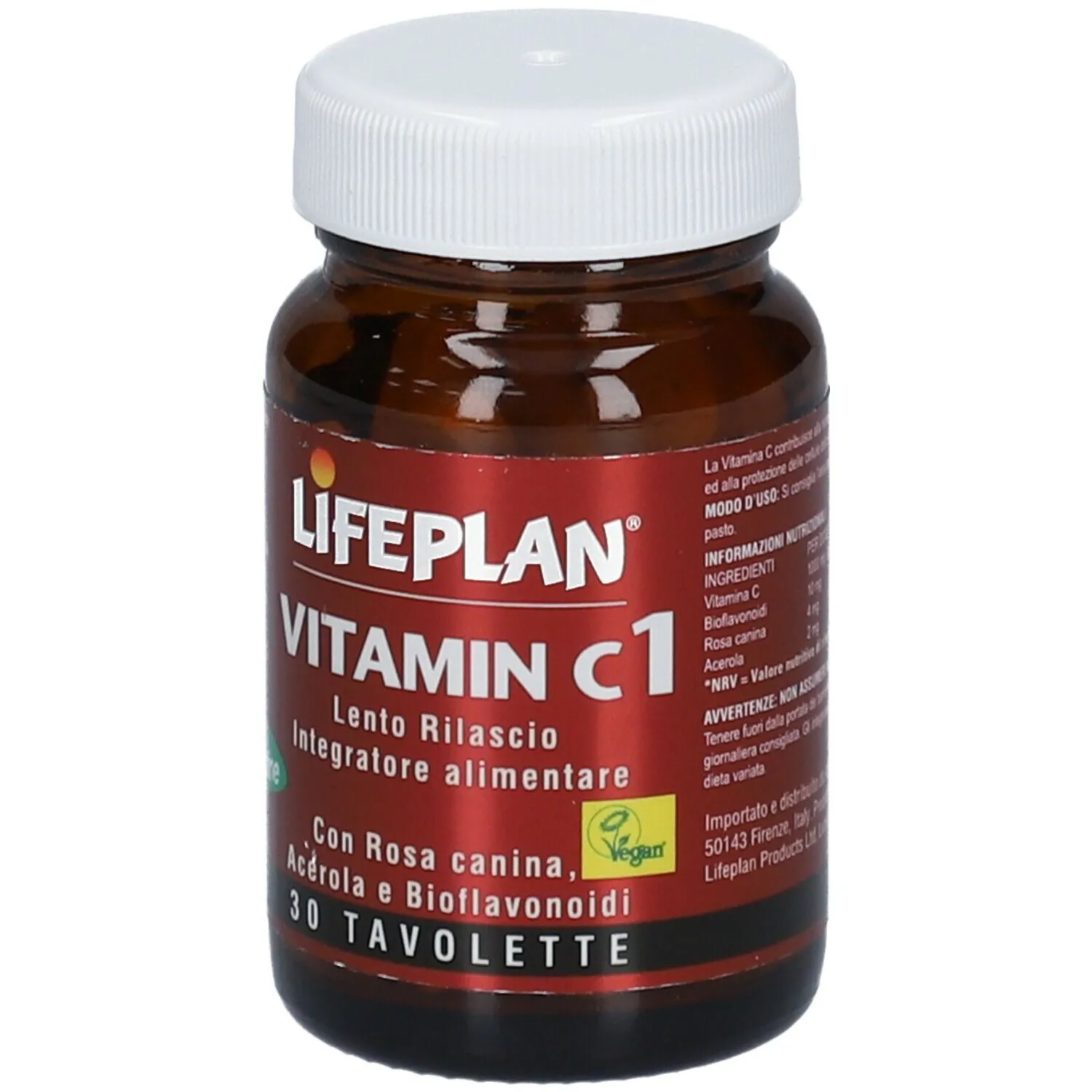 Algilife Lifeplan Vitamin C1 integratore 30 tavolette 1000 mg
