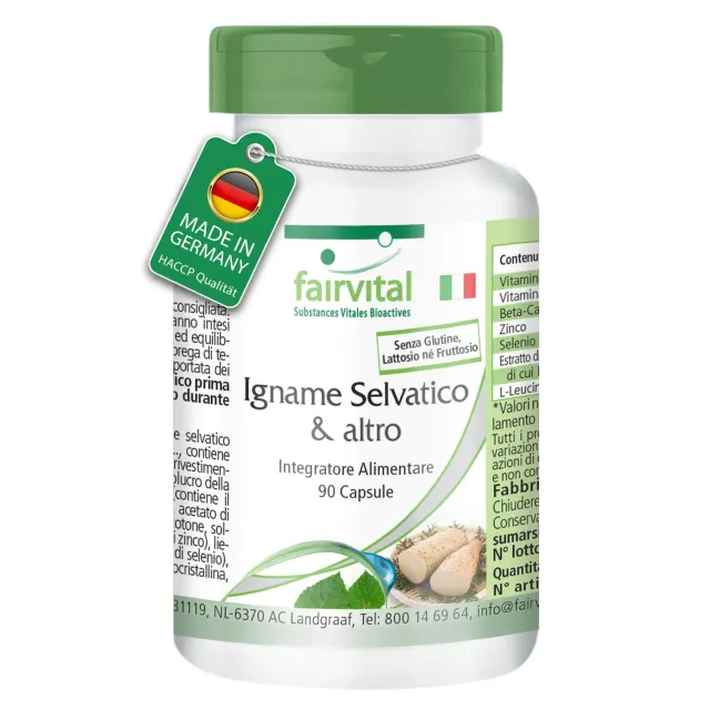 Fairvital Wild Yams Menopausa capsule 90 capsule vegane