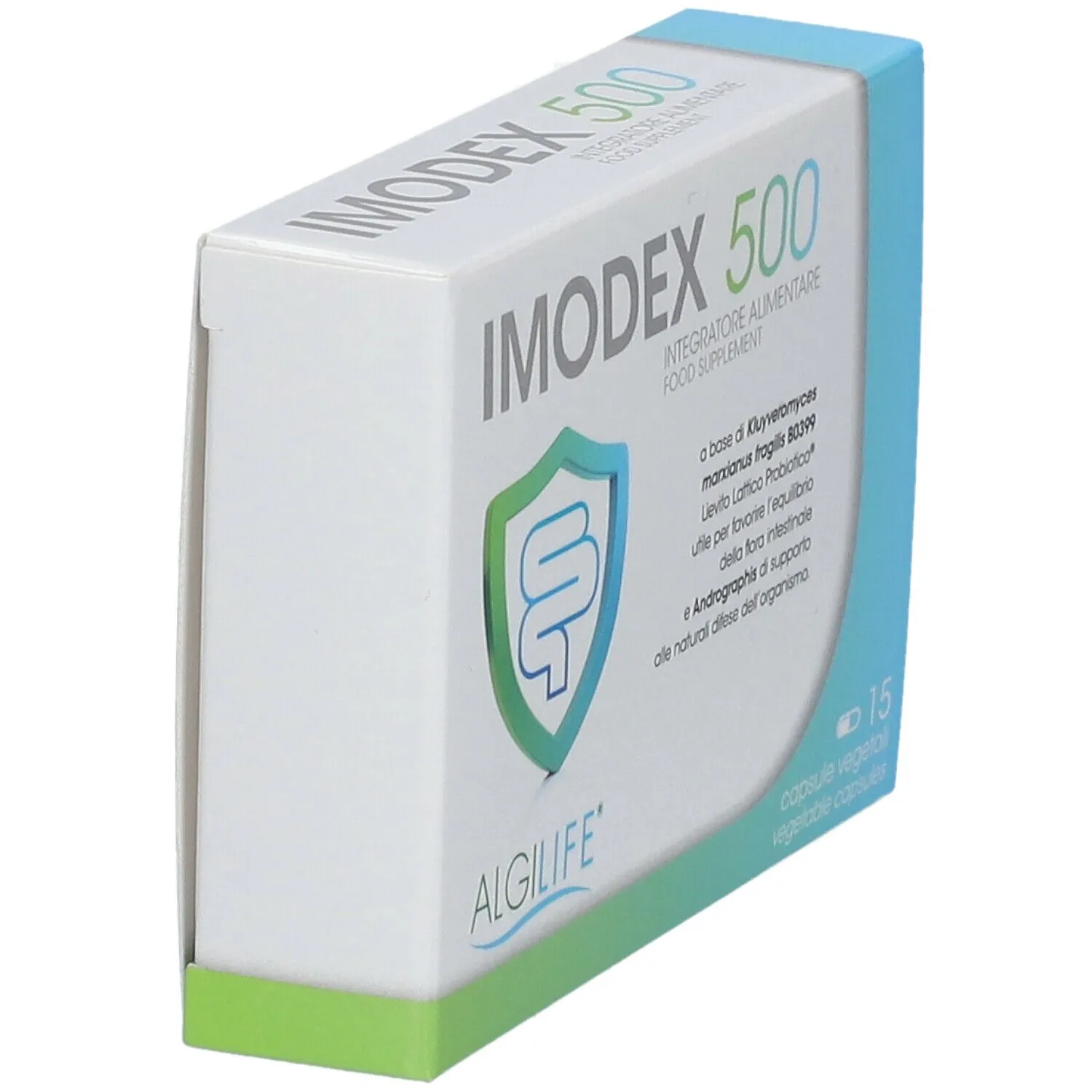 Algilife Imodex 500 capsule lievito kefir andrographis