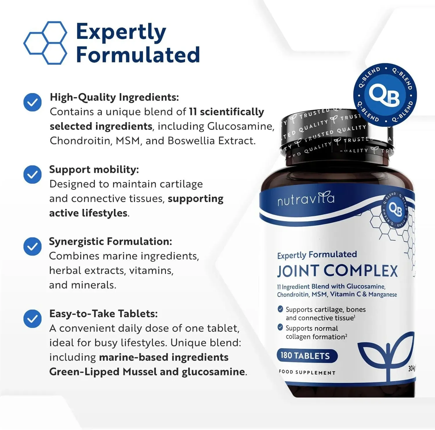 Nutravita Glucosamina Condroitina integratore 180 compresse MSM