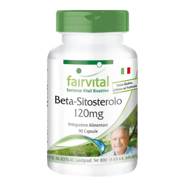 Fairvital Beta-sitosterolo 120mg capsule 90pz olio di pino