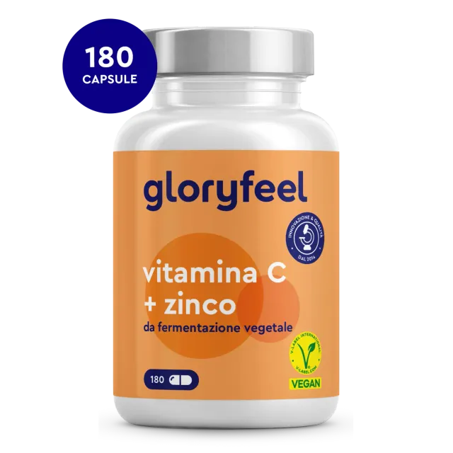 gloryfeel Vitamina C e Zinco capsule 180 cps