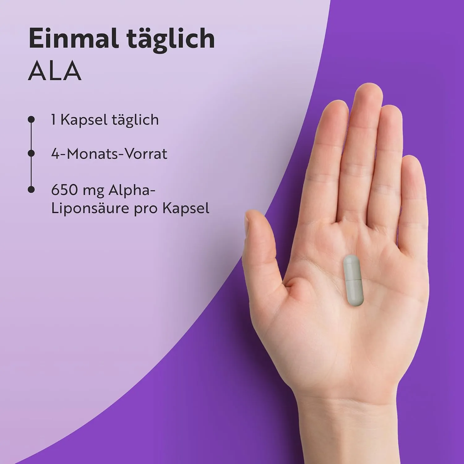 Nutravita Acido Alfa Lipoico 650 mg capsule 120 vegane
